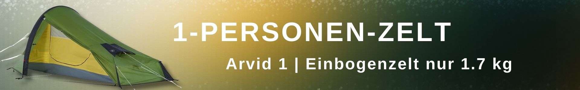 1-Personen-Zelt-Banner-Testsieger