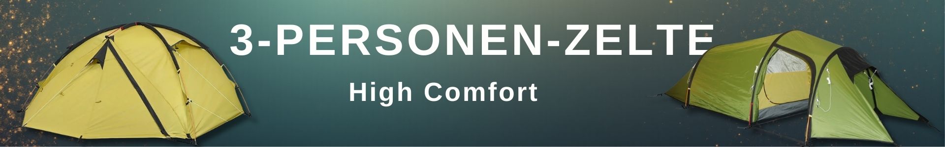 3-Personen-Zelt-Banner-Testsieger