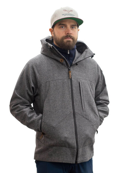 Lodenjacke Hotzenplotz Hellgrau meliert