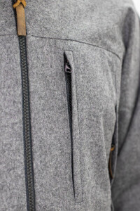 Herren Lodenjacke *Hotzenplotz* | Robuste Outdoorjacke aus 100% Loden | Wilder Wein (gr&uuml;n) | L | 792g