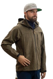 Herren Lodenjacke *Hotzenplotz* | Robuste Outdoorjacke aus 100% Loden | Dunkelbronze braun | M | 770g