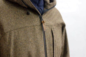 Herren Lodenjacke *Hotzenplotz* | Robuste Outdoorjacke aus 100% Loden | Dunkelbronze braun | M | 770g